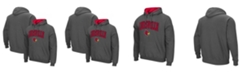 Colosseum Men's Charcoal Louisville Cardinals Arch and Logo 3.0 Pullover Hoodie